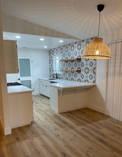Kitchen remodel with new cabinets