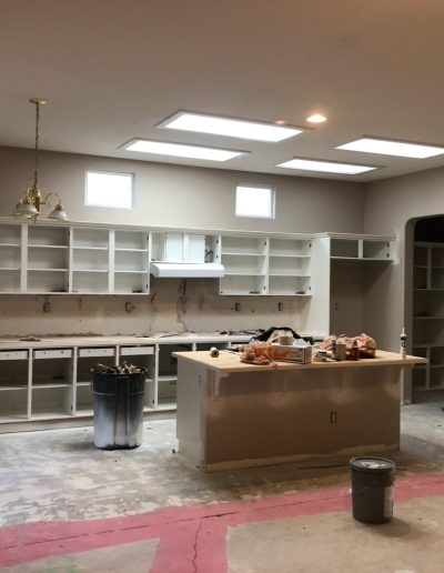 Large kitchen remodel project